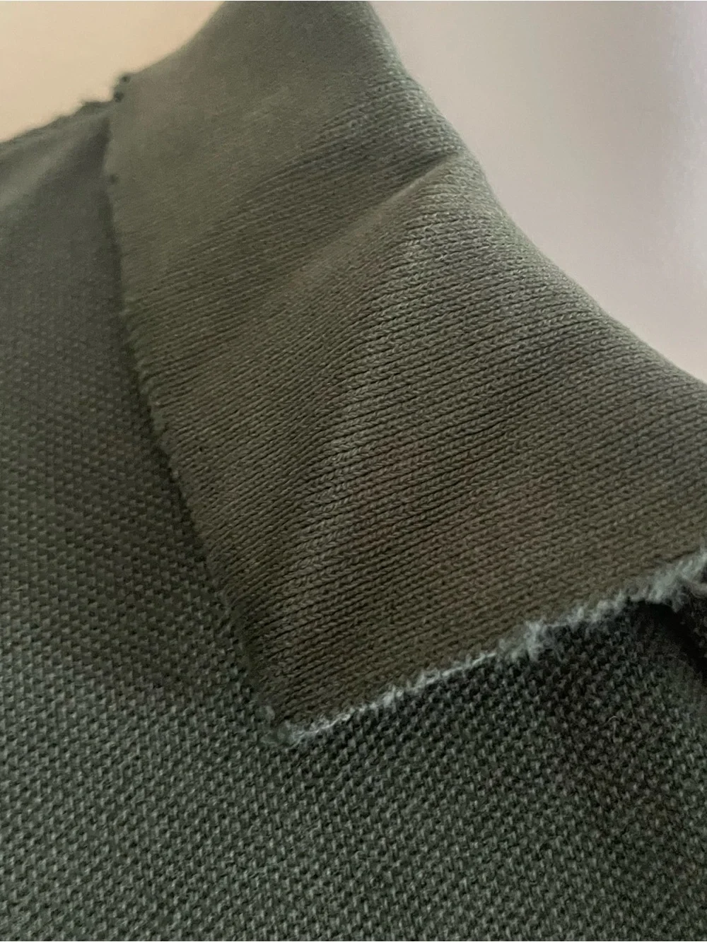 Distressed Ralph Lauren Dark Green Polo with Red Pony Embroidery